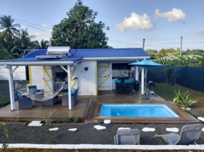 Bungalow chic à Sainte-Rose + piscine.